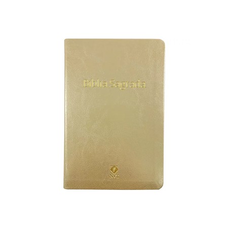 Bíblia Sagrada Slim | NVT | Letra Normal | Capa Champanhe
